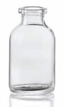 20 ml injectieflacon, helder, type 1 geblazen glas